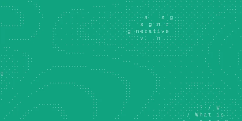 Glossary guide cover: a chat window asking "What is generative engine optimization?"
