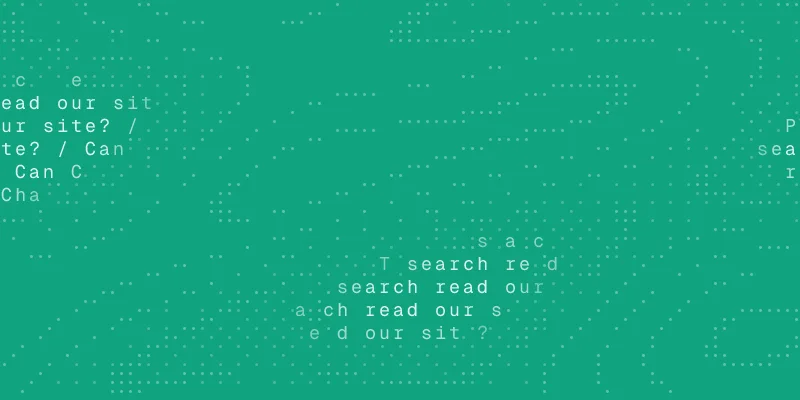 AI search guide cover: a chat window asking "Can ChatGPT search read our site?"