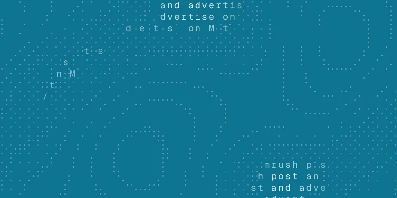 Use case guide cover: a chat window asking "What does Semrush post and advertise on Meta?"