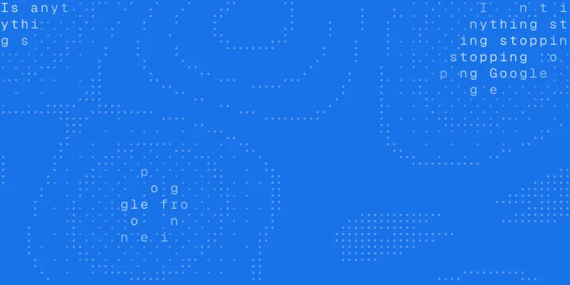 Use case guide cover: a chat window asking "Is anything stopping Google from indexing us?"