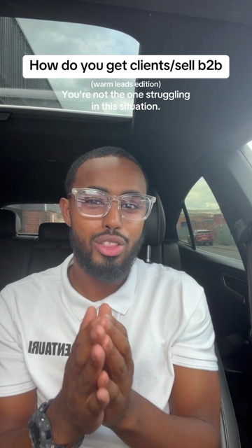TikTok by Jabril Aden: How do you get clients and sell B2B
